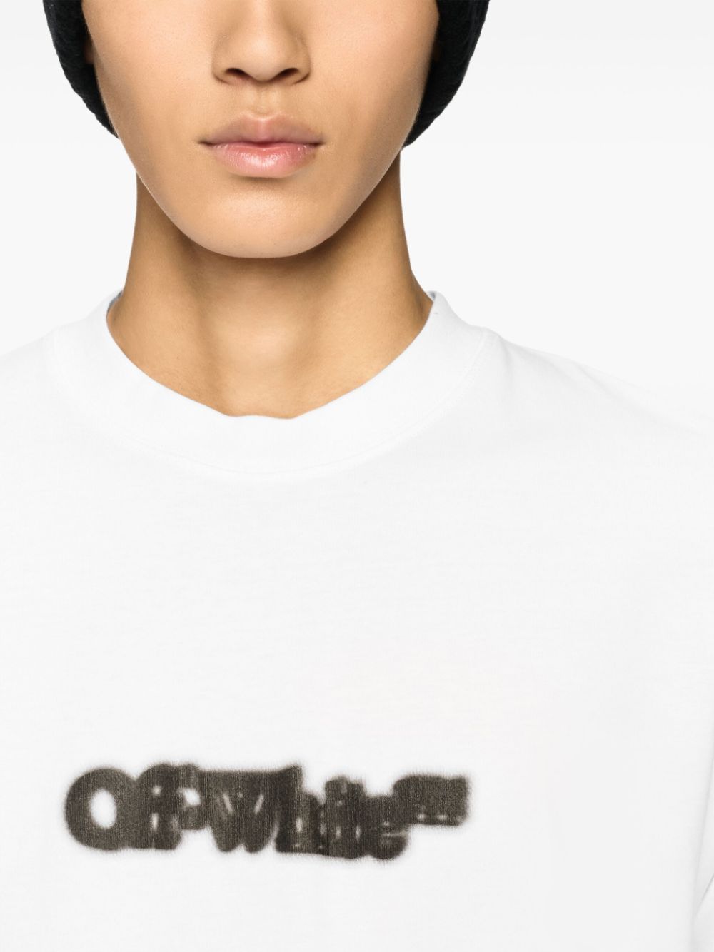 Off White T-Shirts And Polos Natural (veg)->cotton100.0 %