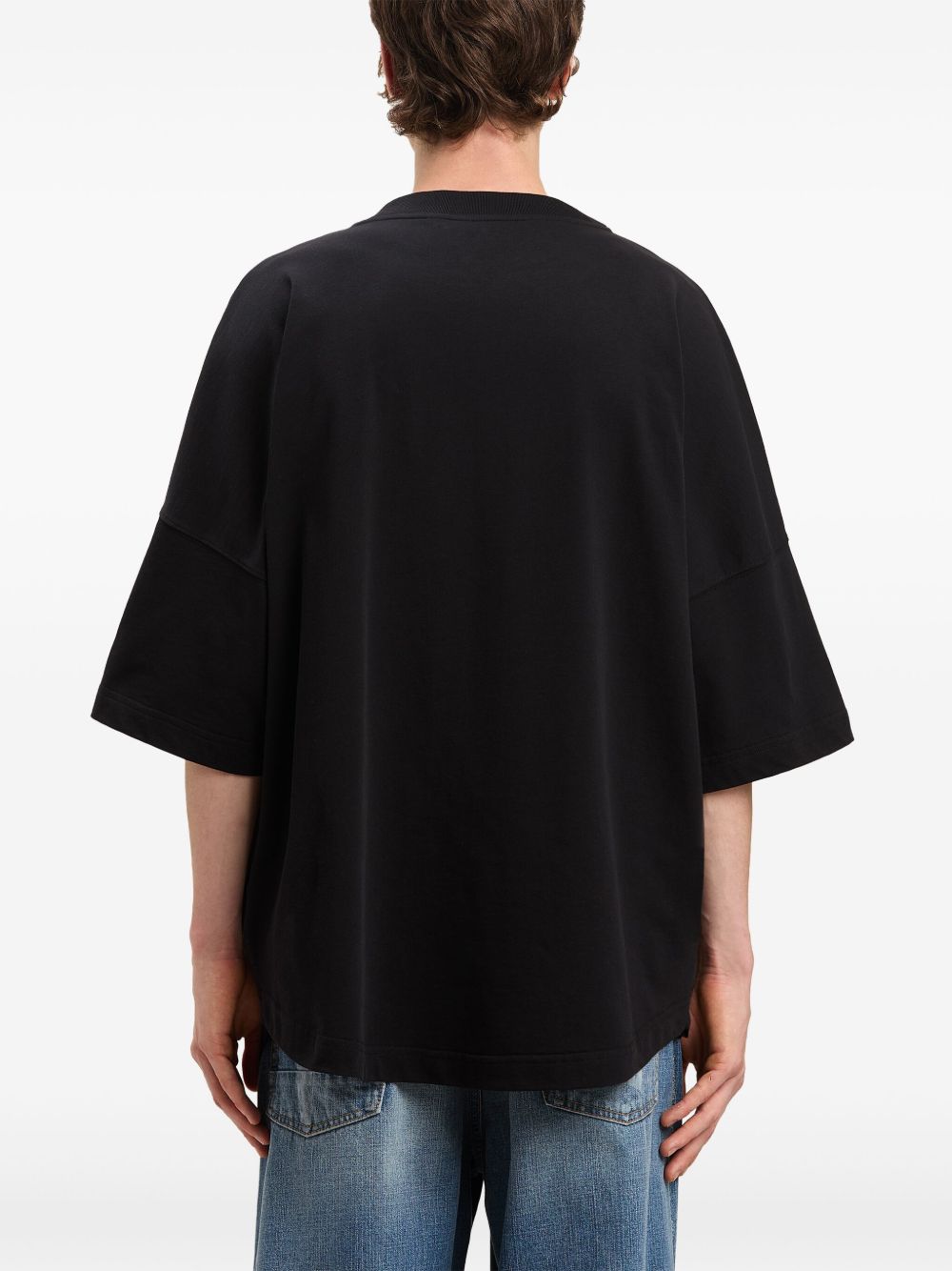Palm Angels T-Shirts And Polos Black Cotton
