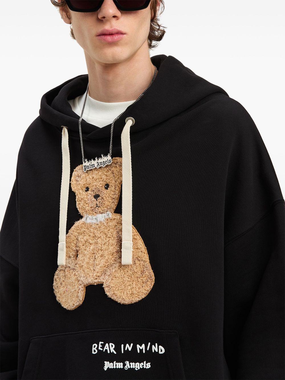 Palm Angels Sweaters Black Cotton