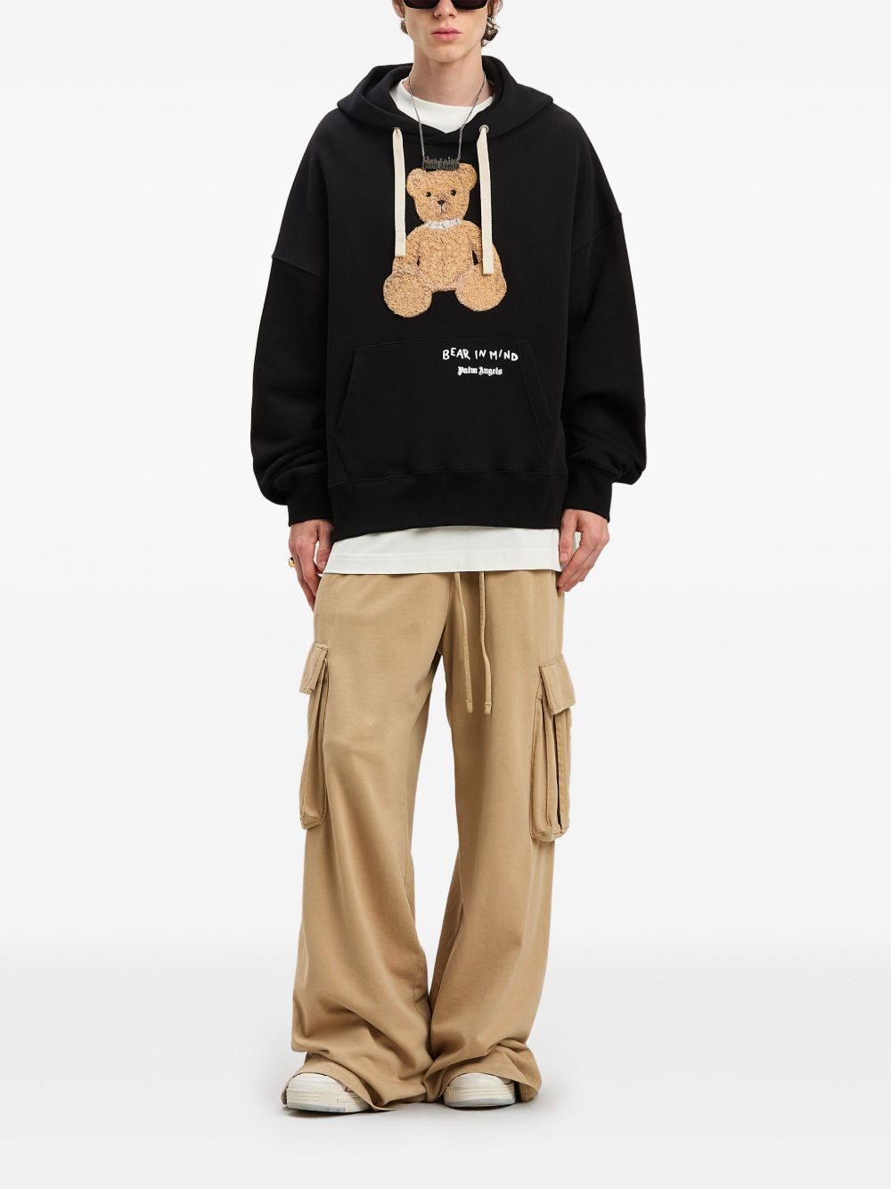Palm Angels Sweaters Black Cotton