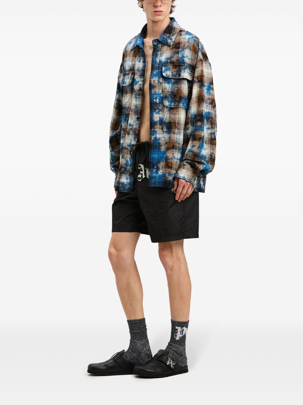 Palm Angels Sea Clothing Black Polyamide