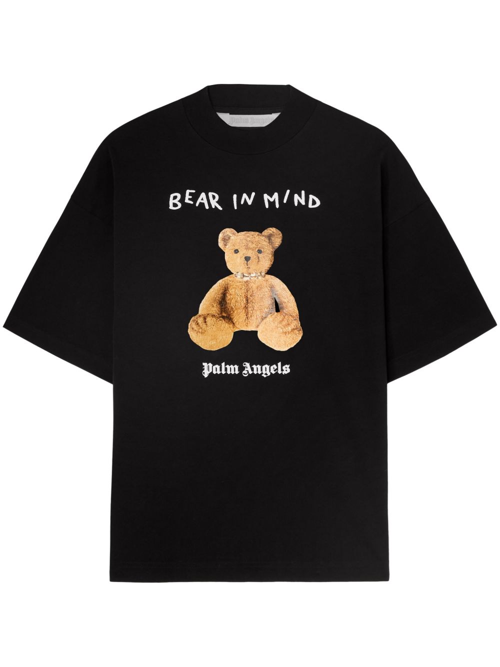Palm Angels T-Shirts And Polos Black Cotton