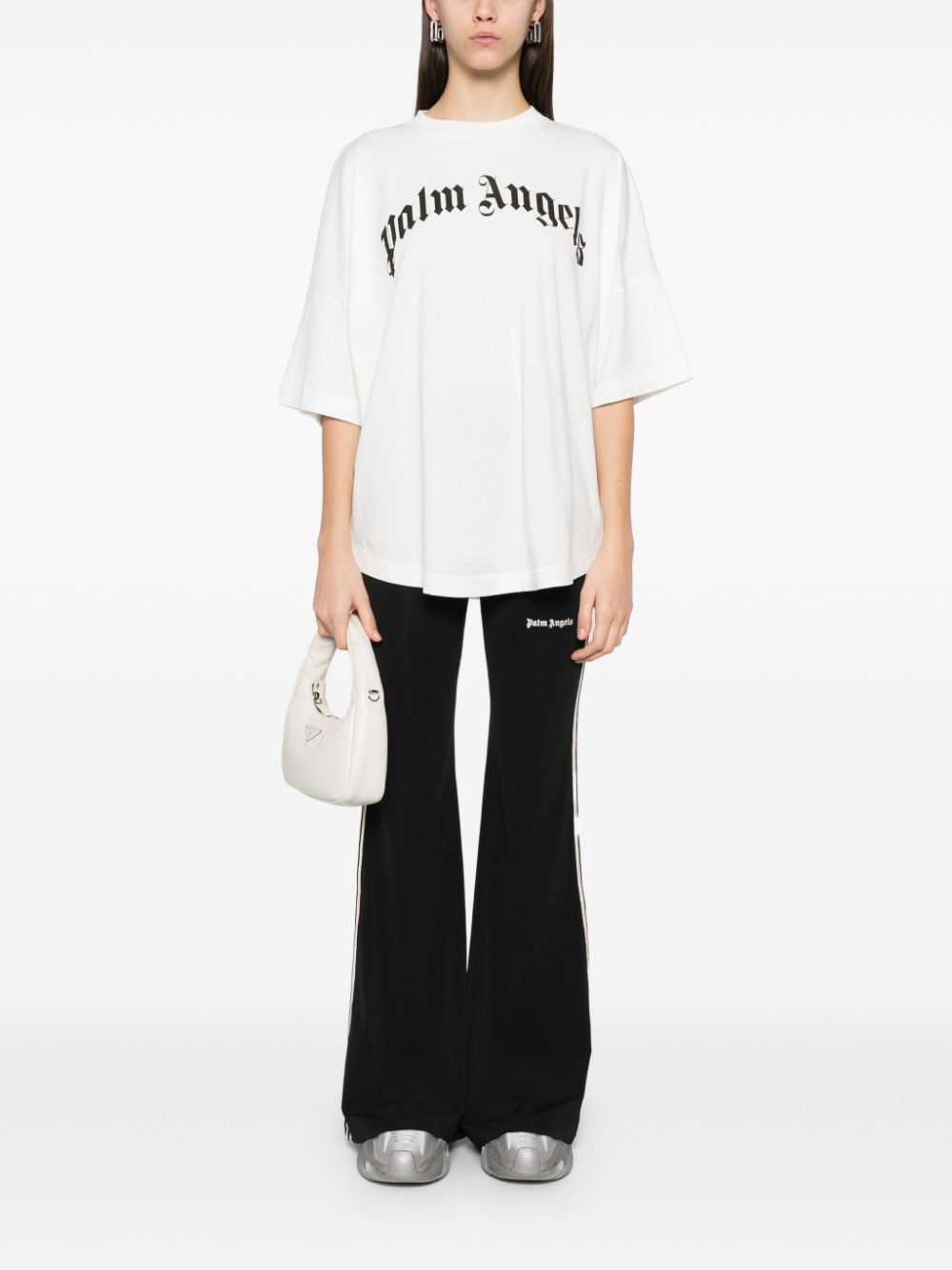 Palm Angels T-Shirts And Polos White Cotone