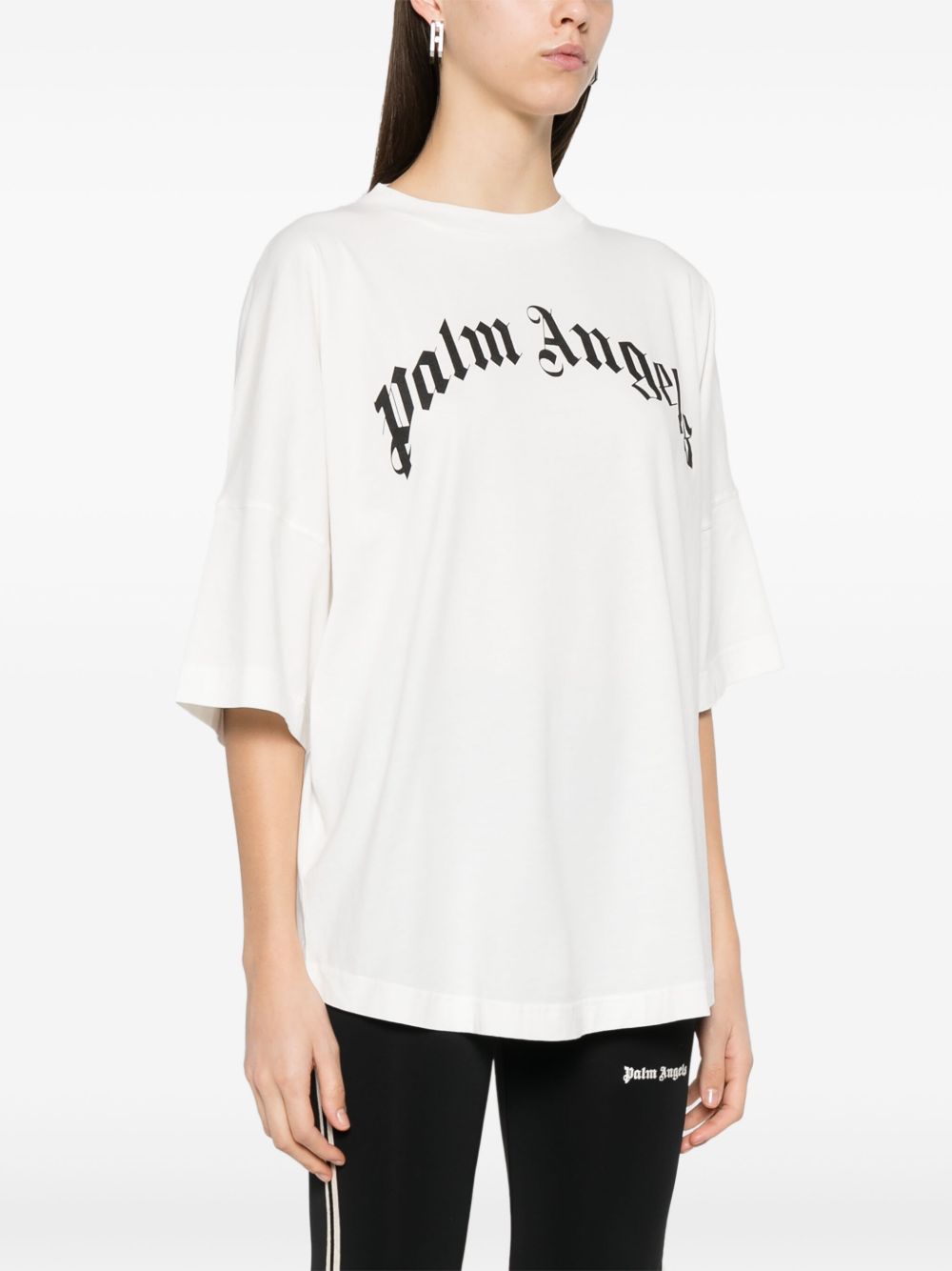 Palm Angels T-Shirts And Polos White Cotone