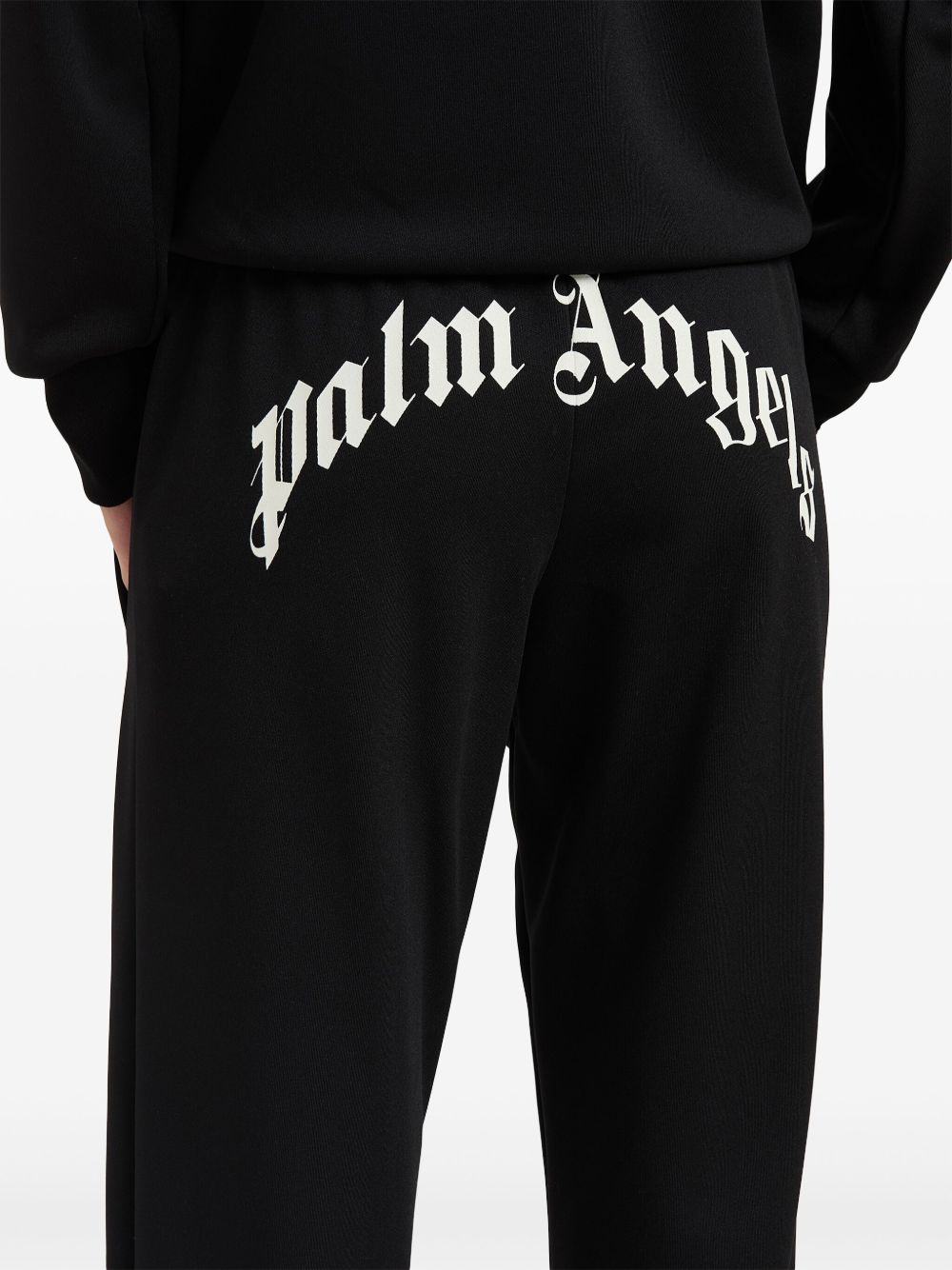 Palm Angels Trousers Black Polyester