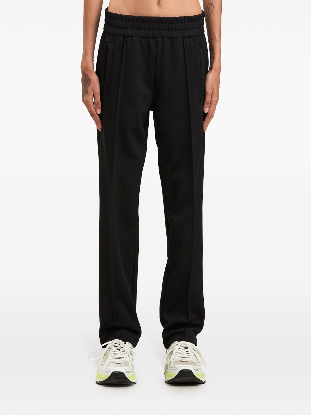 Palm Angels Trousers Black Polyester