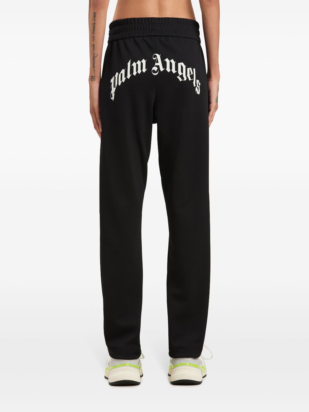 Palm Angels Trousers Black Polyester