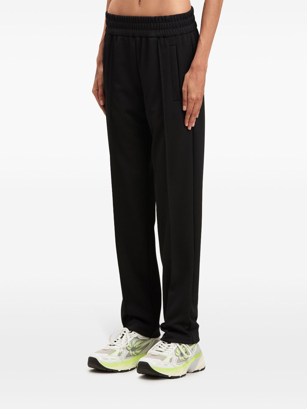 Palm Angels Trousers Black Polyester
