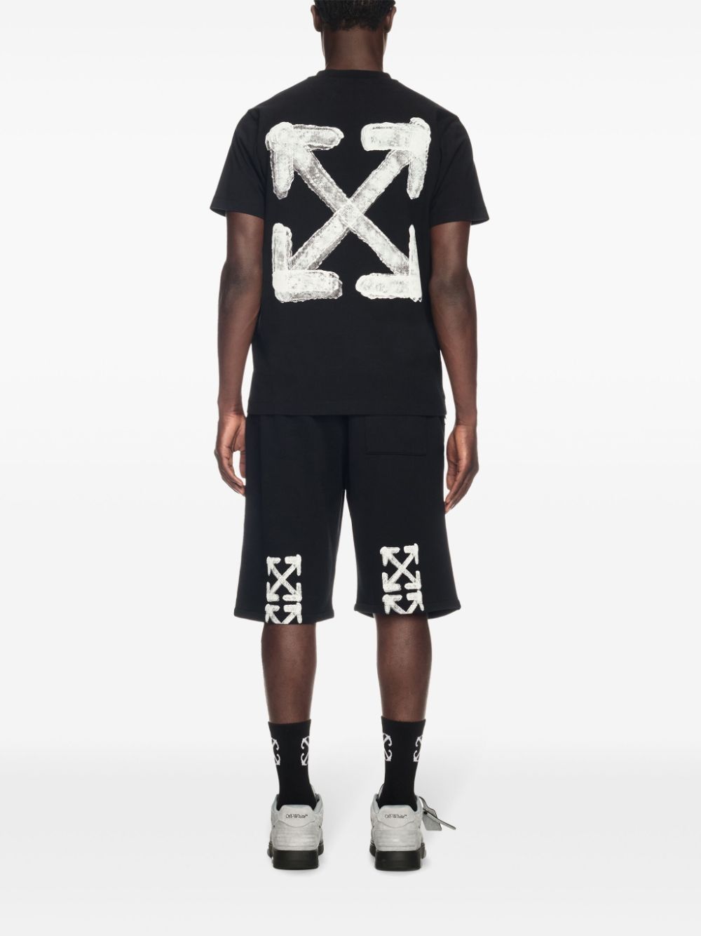 Off White T-Shirts And Polos Black Cotton
