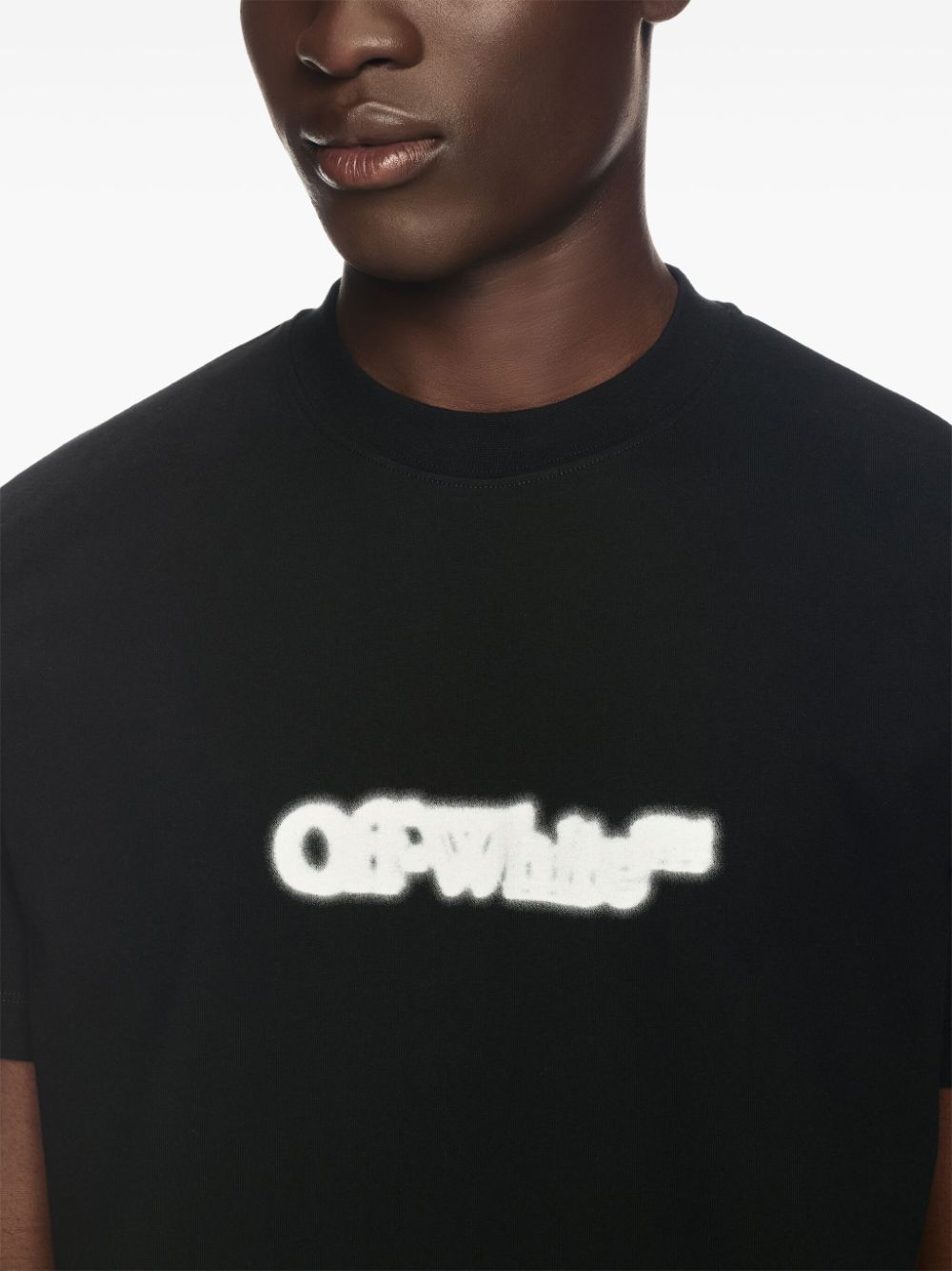 Off White T-Shirts And Polos Black Cotton