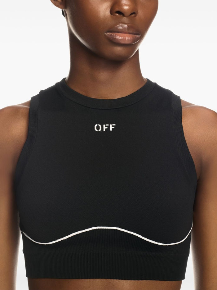 Off White Top Black Polyamide