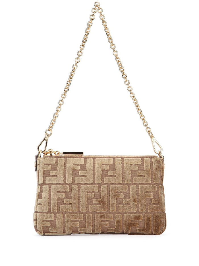 Fendi Bags Leather Brown Polyester Cotton Viscose