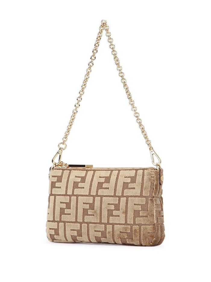 Fendi Bags Leather Brown Polyester Cotton Viscose