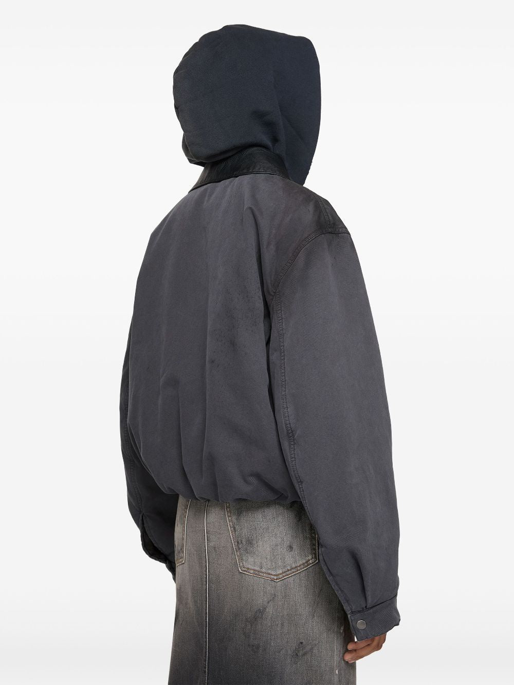 Acne Studios Coats Grey Outer: Calf Leather