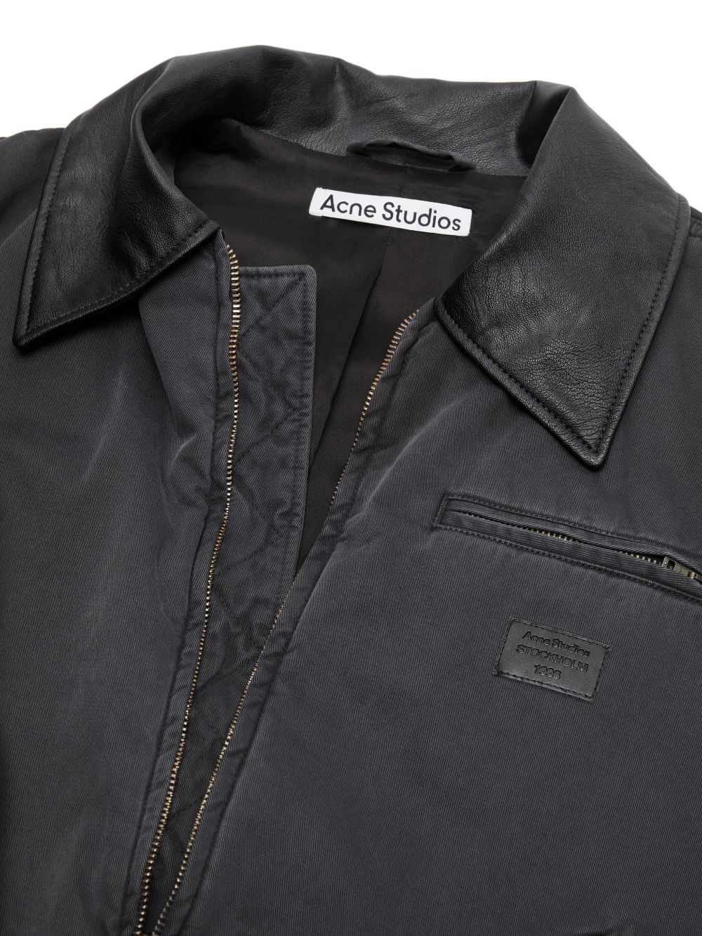 Acne Studios Coats Grey Outer: Calf Leather