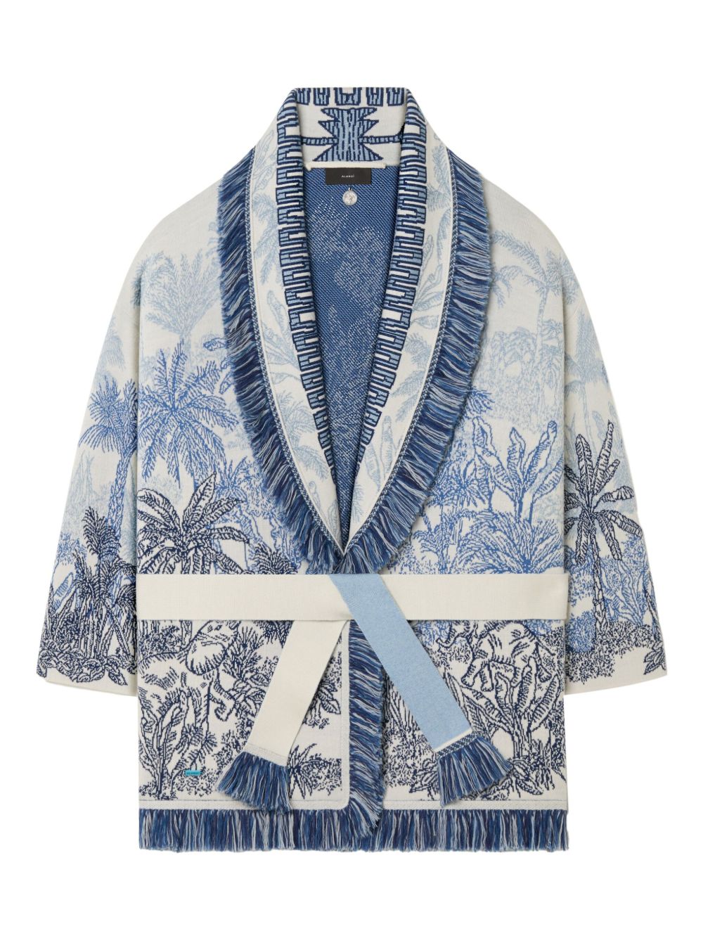 Alanui Sweaters Blue Wool