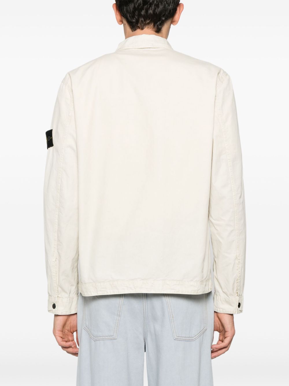Stone Island Jackets Beige Cotton