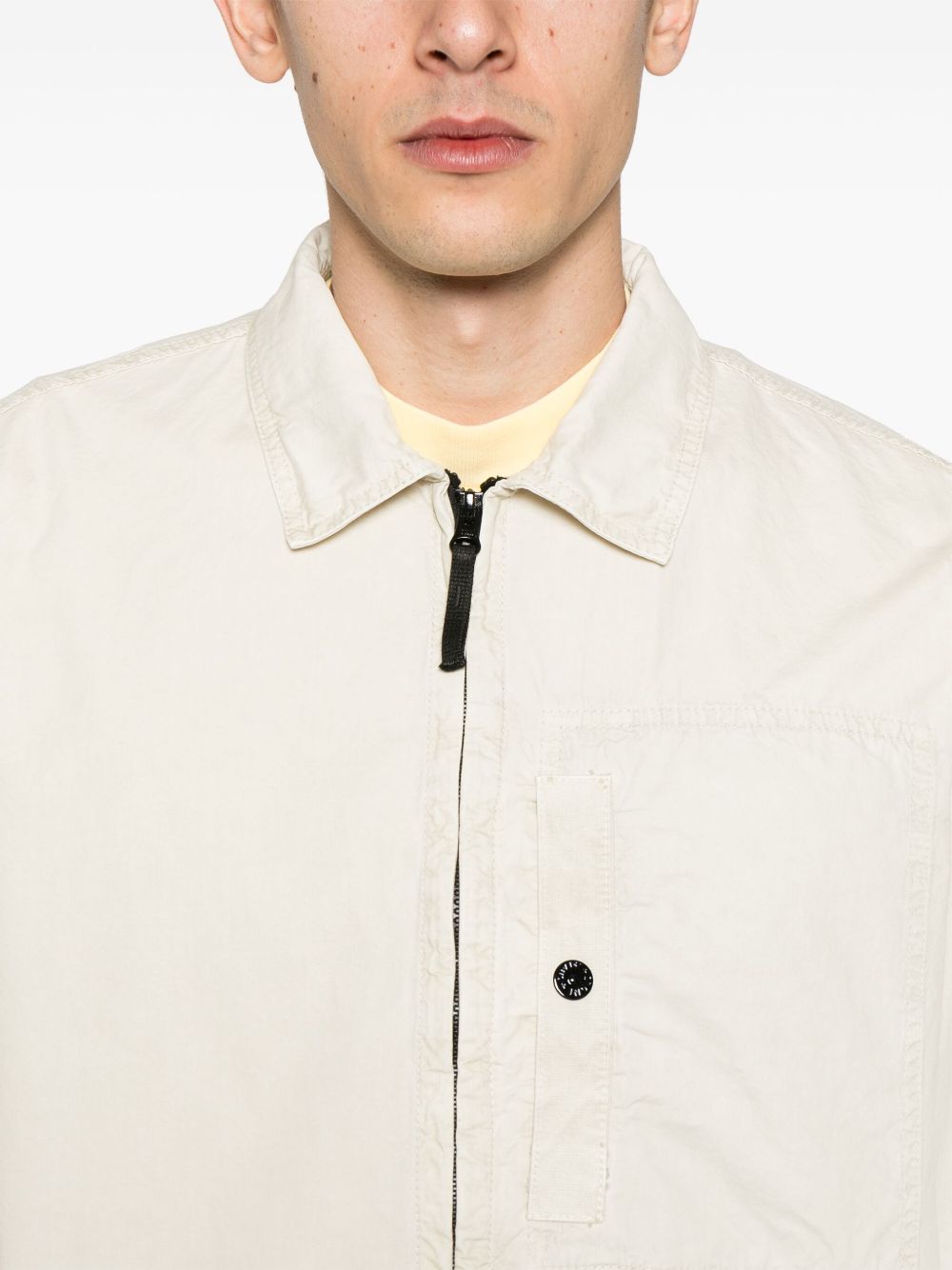 Stone Island Jackets Beige Cotton