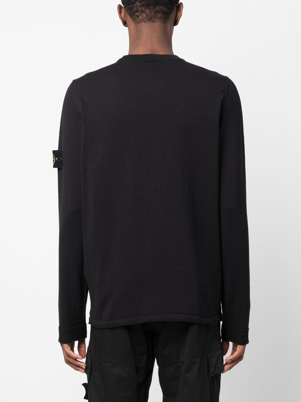 Stone Island Sweaters Blue Cotton