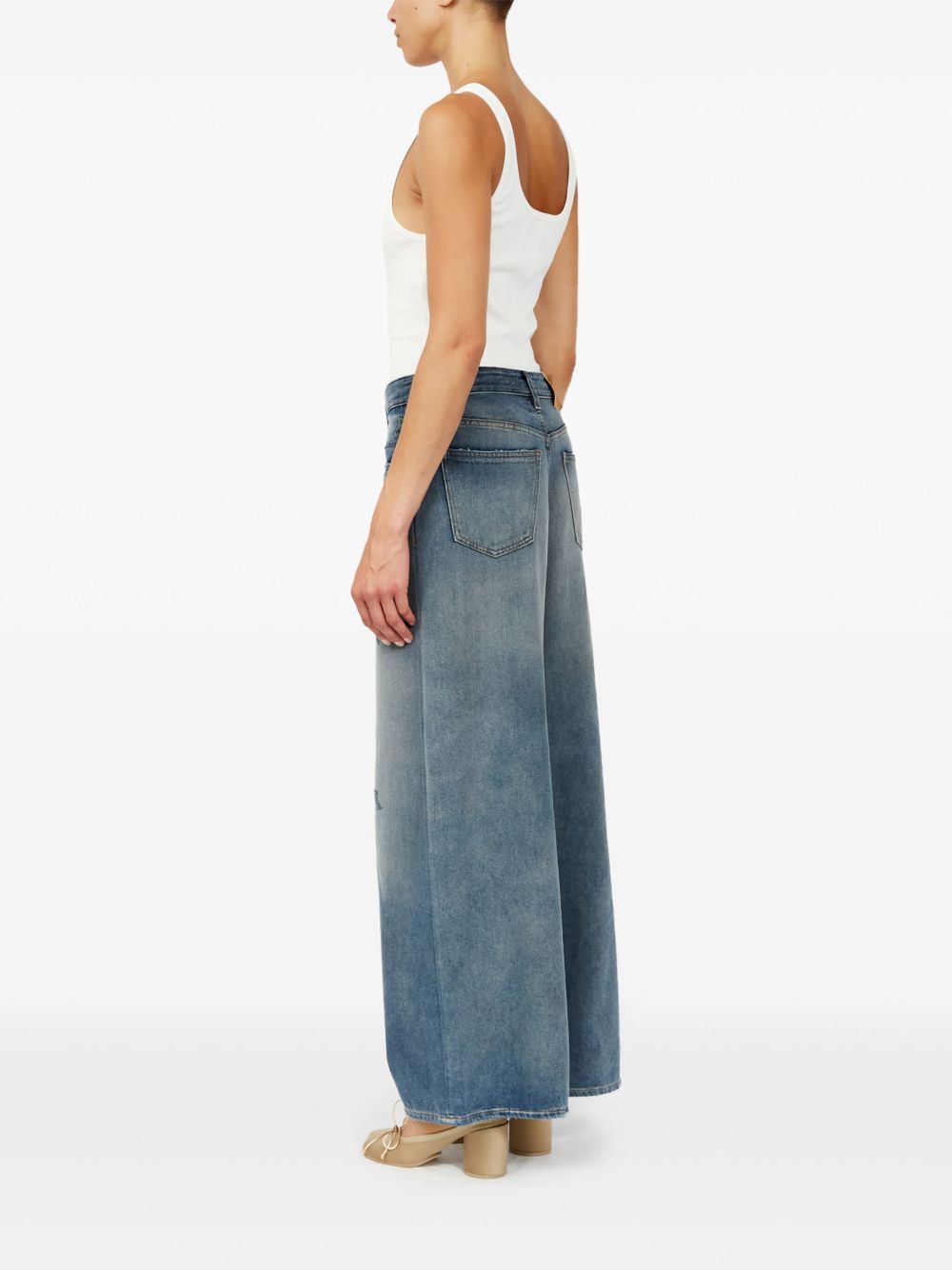 Mm6 Maison Margiela Jeans Clear Blue Cotton