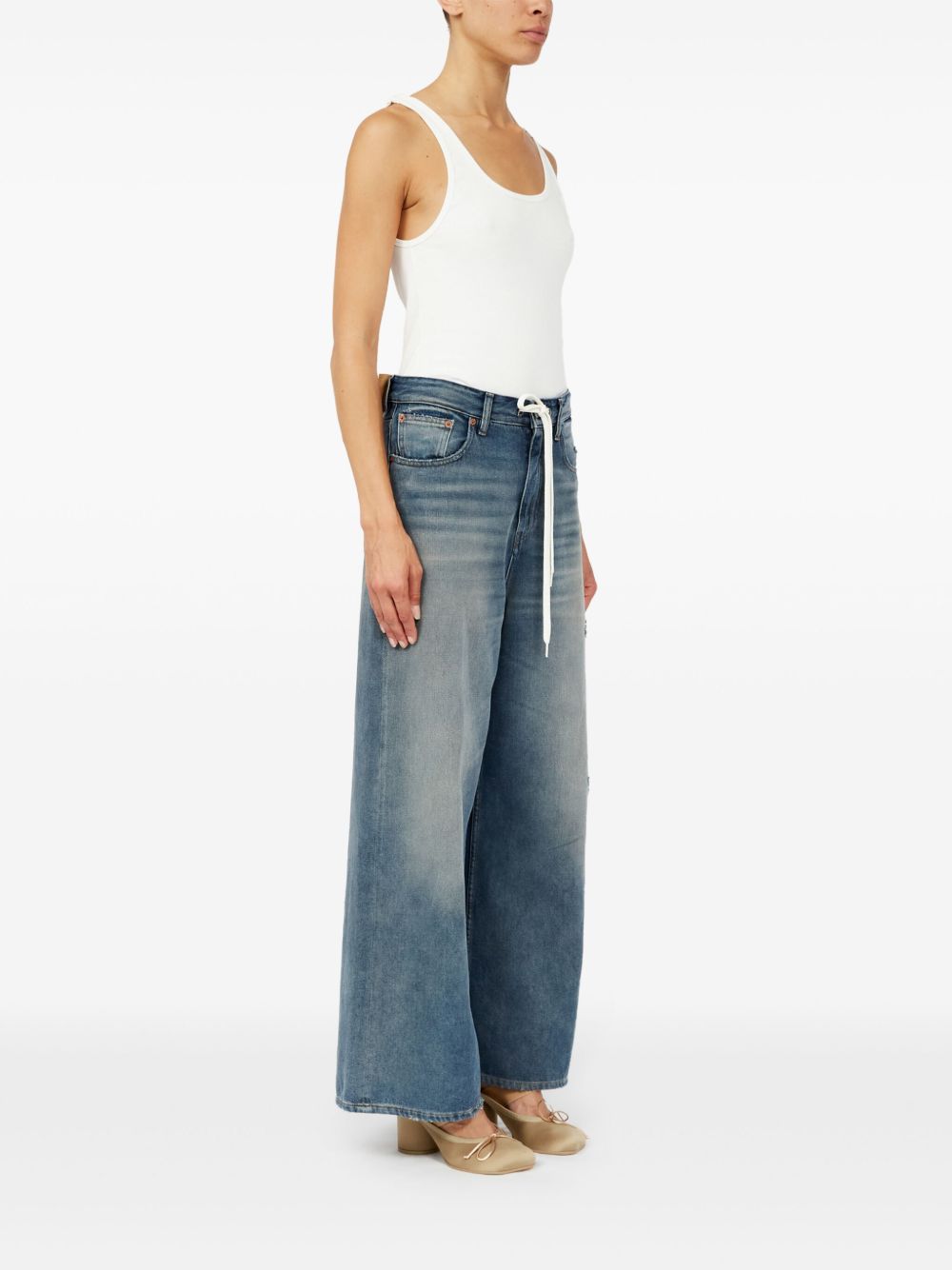 Mm6 Maison Margiela Jeans Clear Blue Cotton