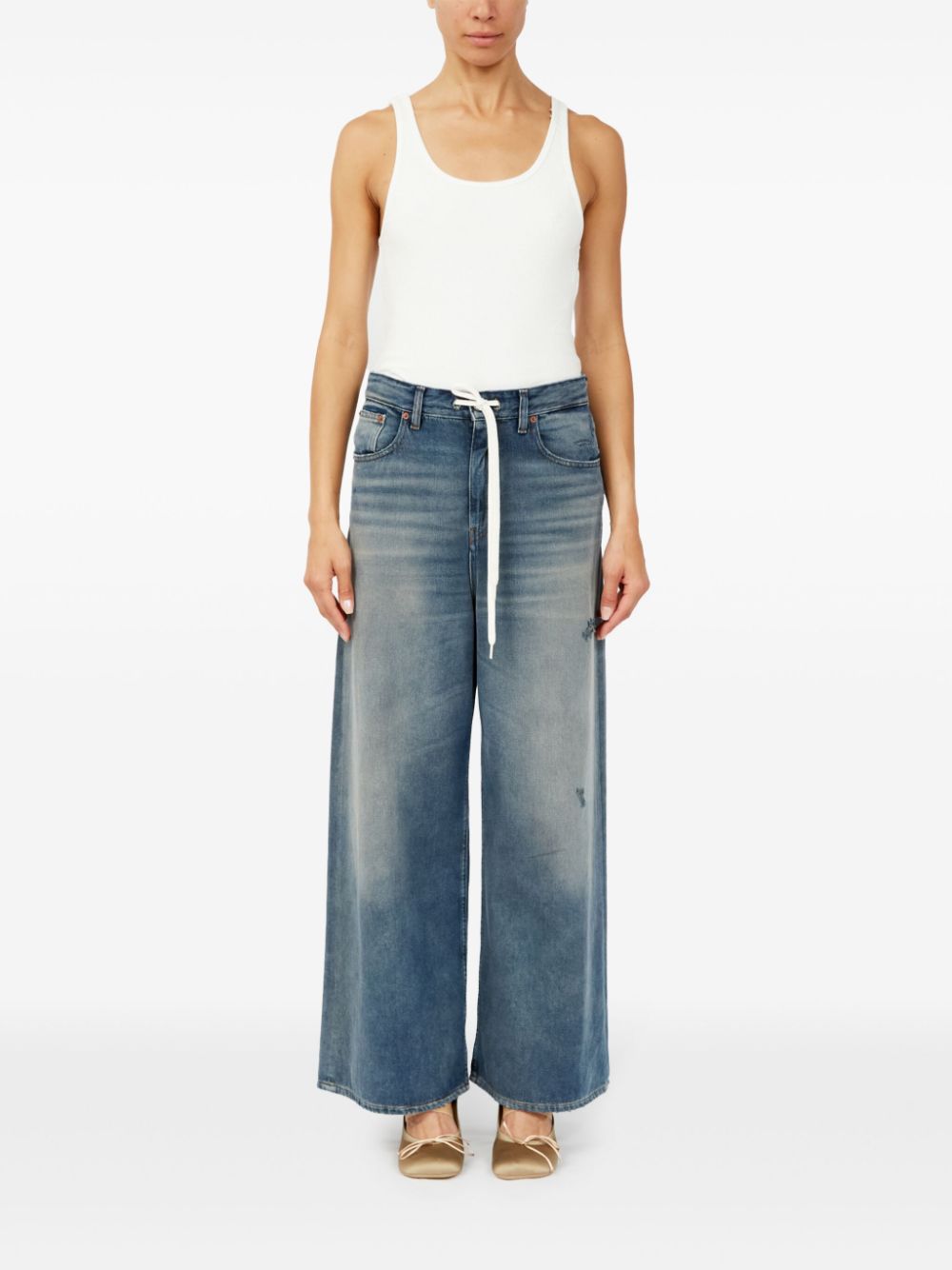 Mm6 Maison Margiela Jeans Clear Blue Cotton