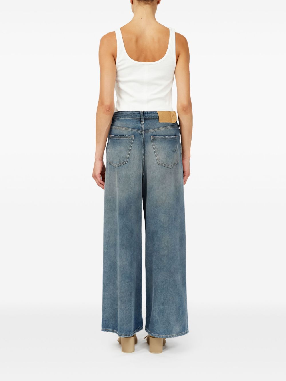 Mm6 Maison Margiela Jeans Clear Blue Cotton
