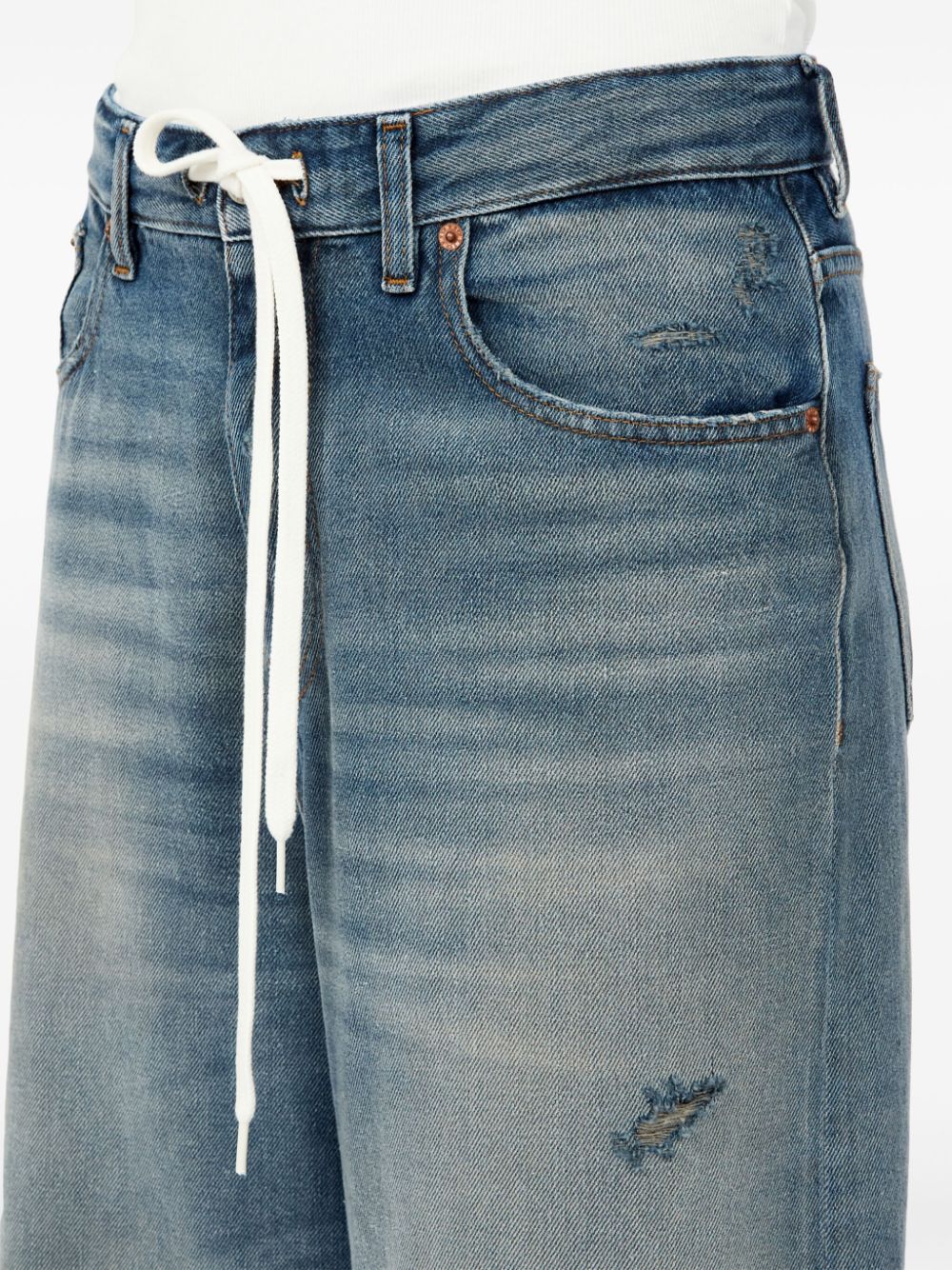 Mm6 Maison Margiela Jeans Clear Blue Cotton