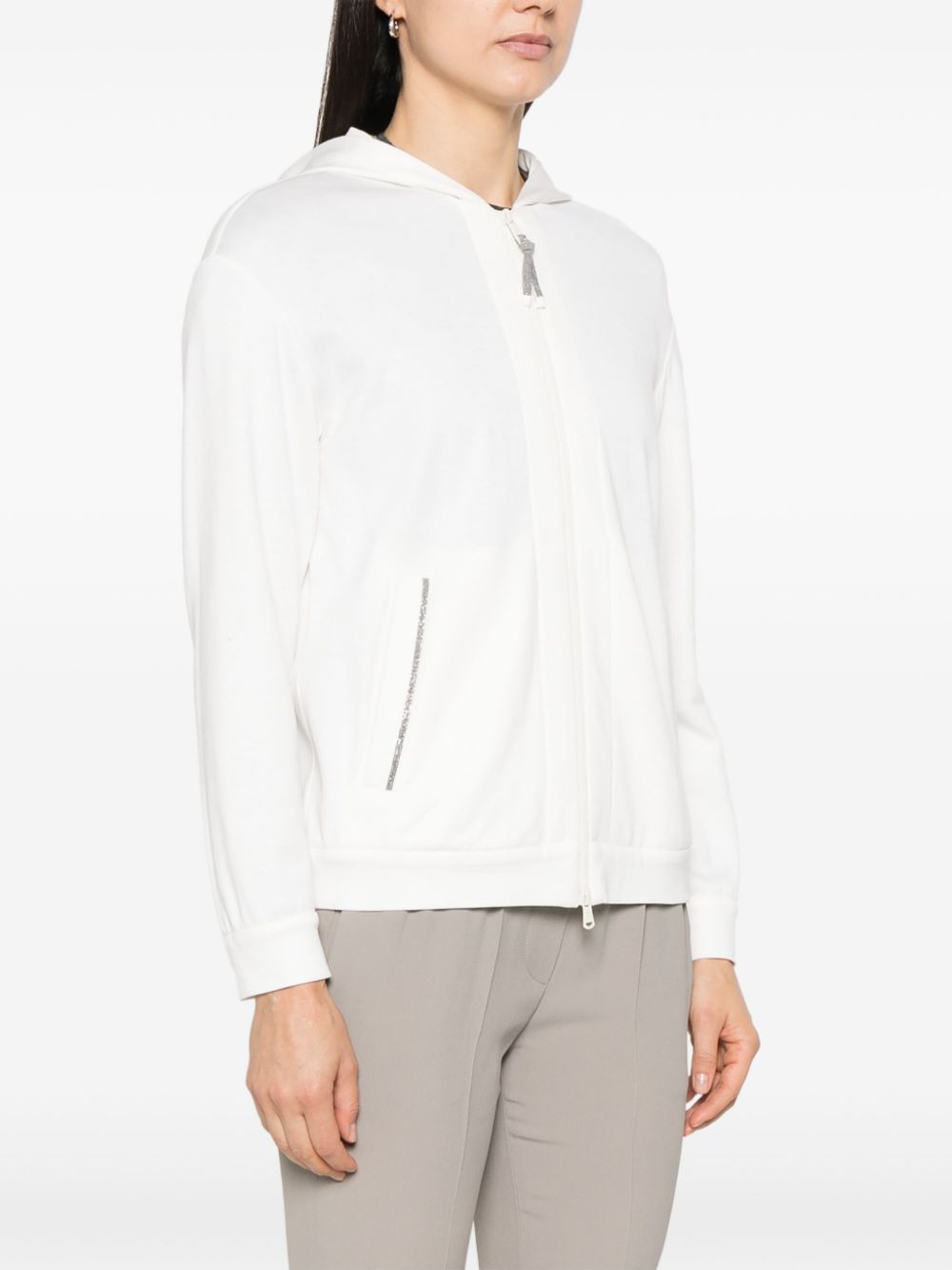 Brunello Cucinelli Sweaters Bianco Cotton
