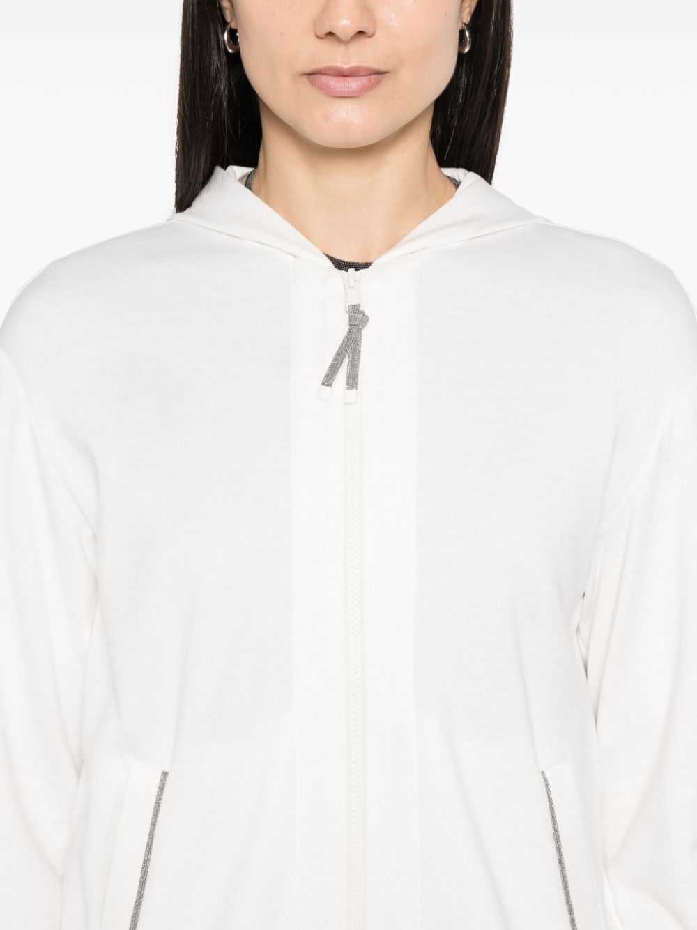 Brunello Cucinelli Sweaters Bianco Cotton