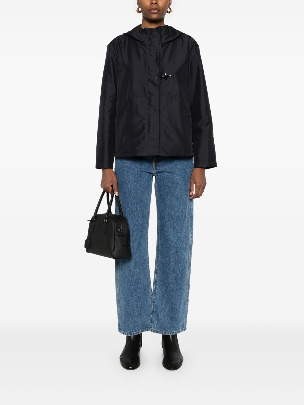 Fay Coats Blue Polyester