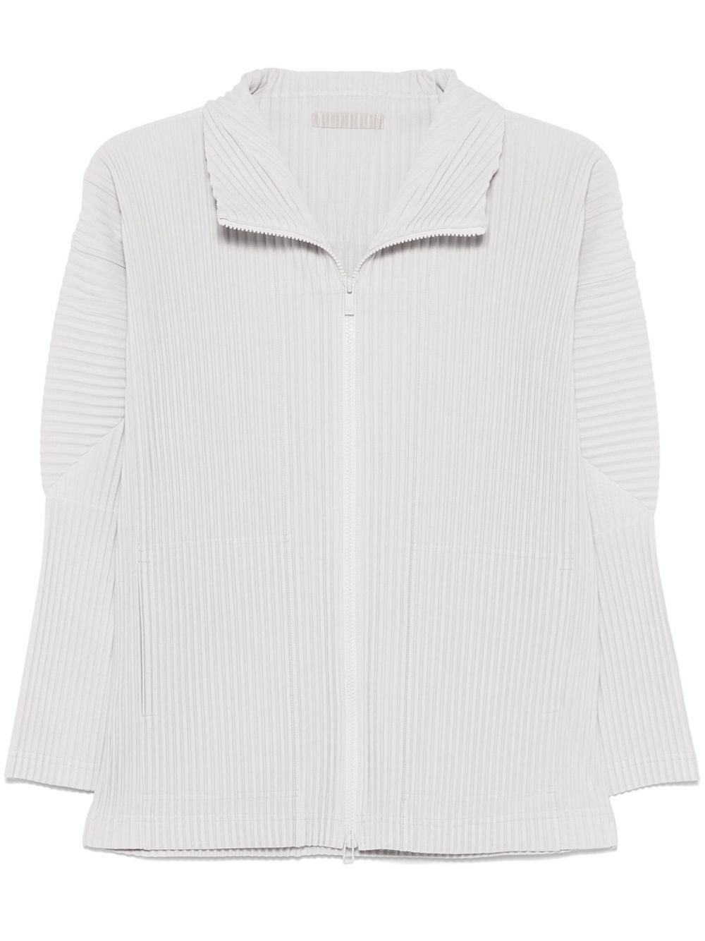 Homme Plisse Issey Miyake Shirts Light Grey Polyester