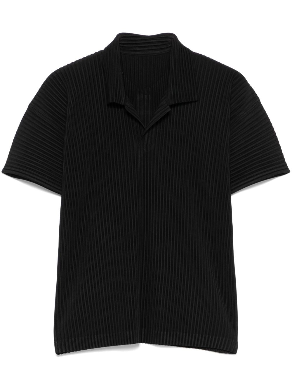Homme Plisse Issey Miyake T-Shirts And Polos Black Polyester