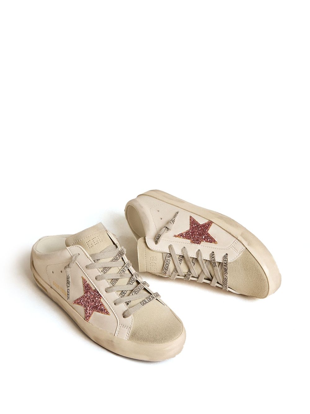 Golden Goose Sneakers Pink Outer: Polyurethane