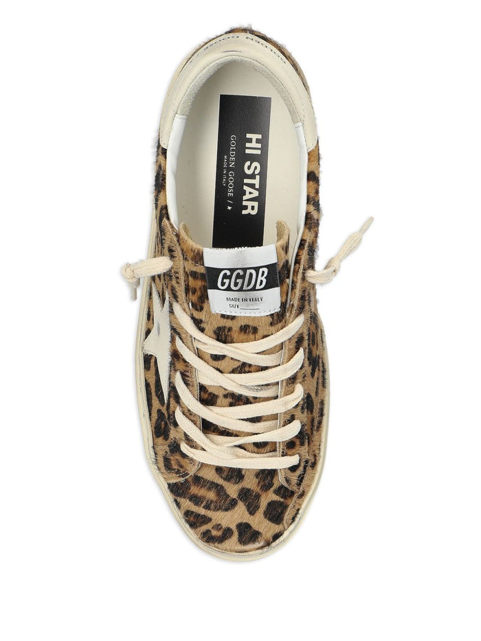 Golden Goose Sneakers Brown Leather
