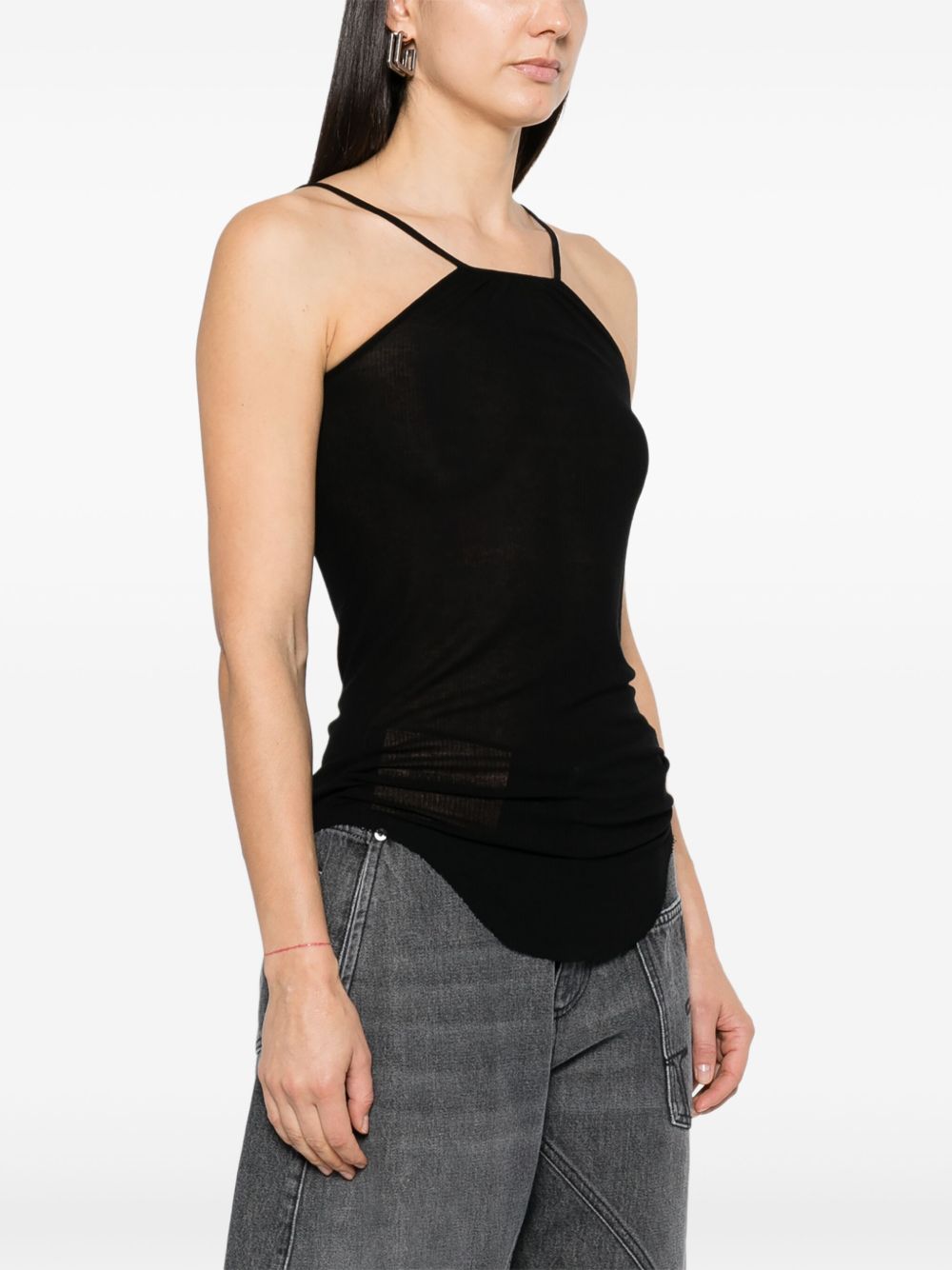 Rick Owens Top Black Silk