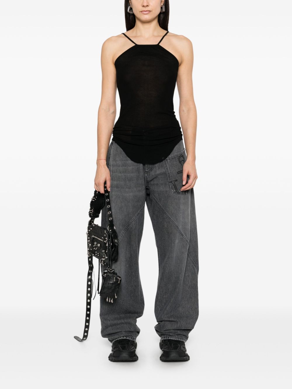 Rick Owens Top Black Silk