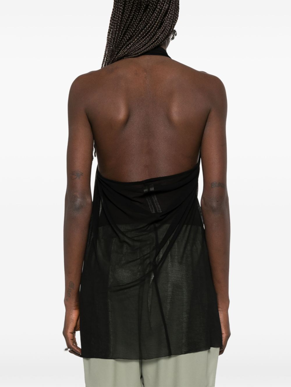 Rick Owens Top Black Fsc Viscose