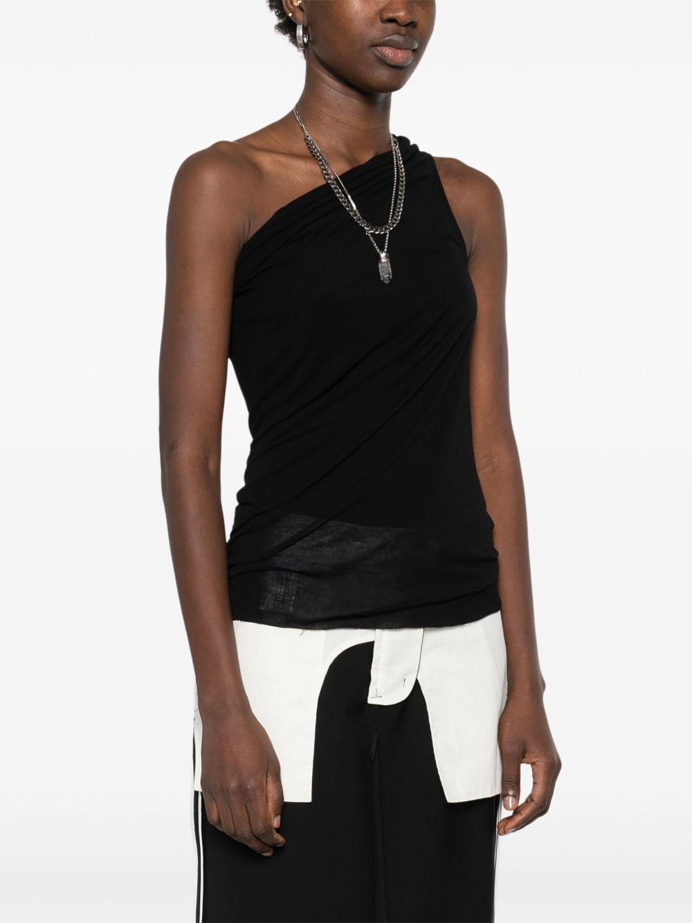 Rick Owens Top Black Fsc Viscose