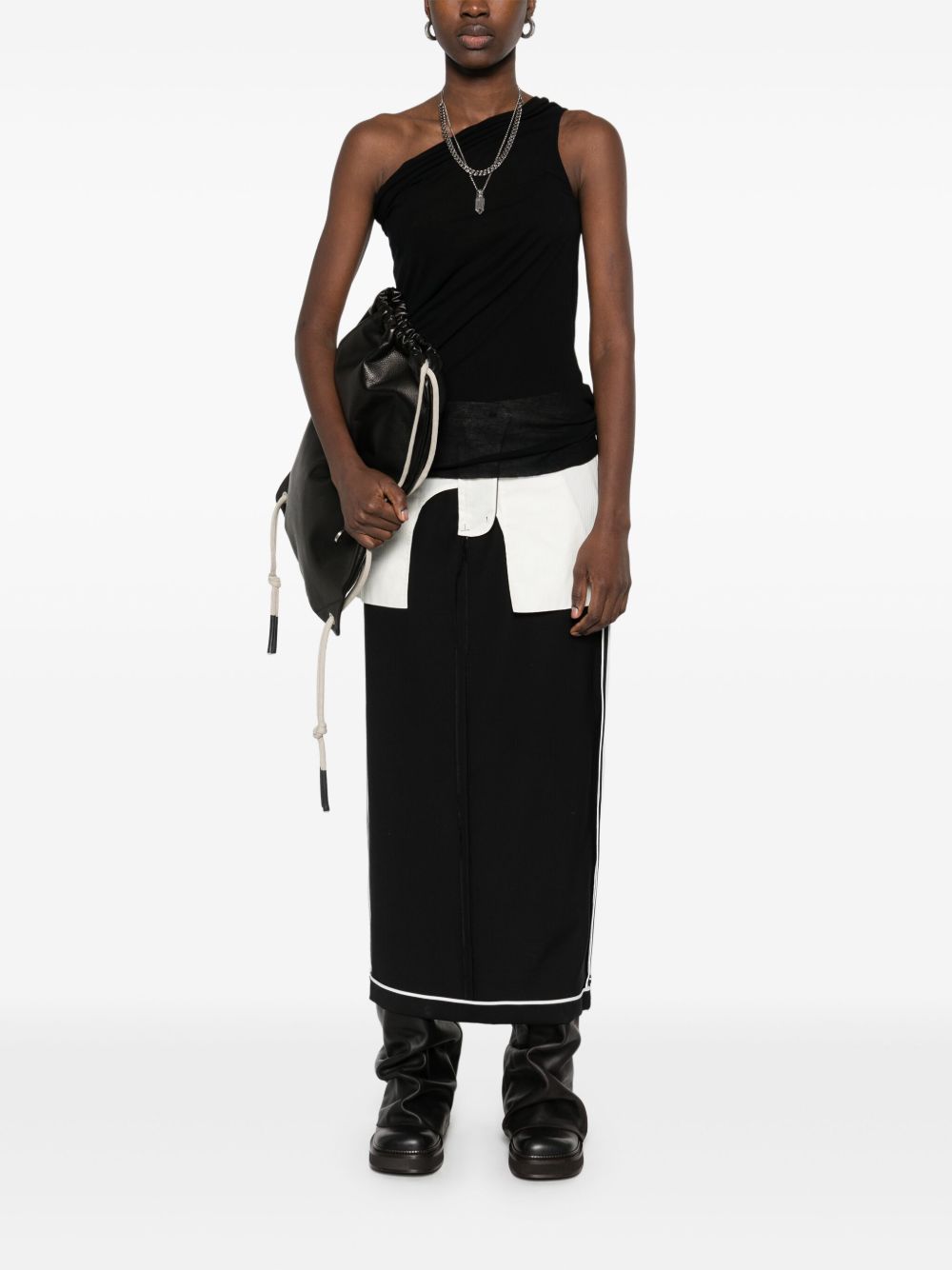 Rick Owens Top Black Fsc Viscose