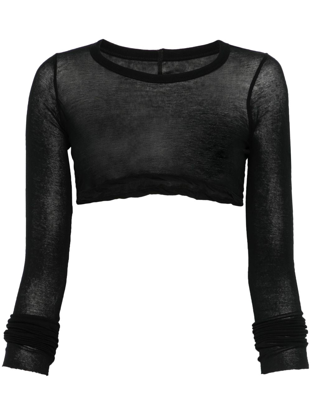 Rick Owens Top Black Cotton