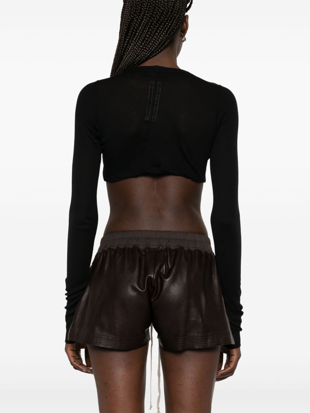 Rick Owens Top Black Cotton