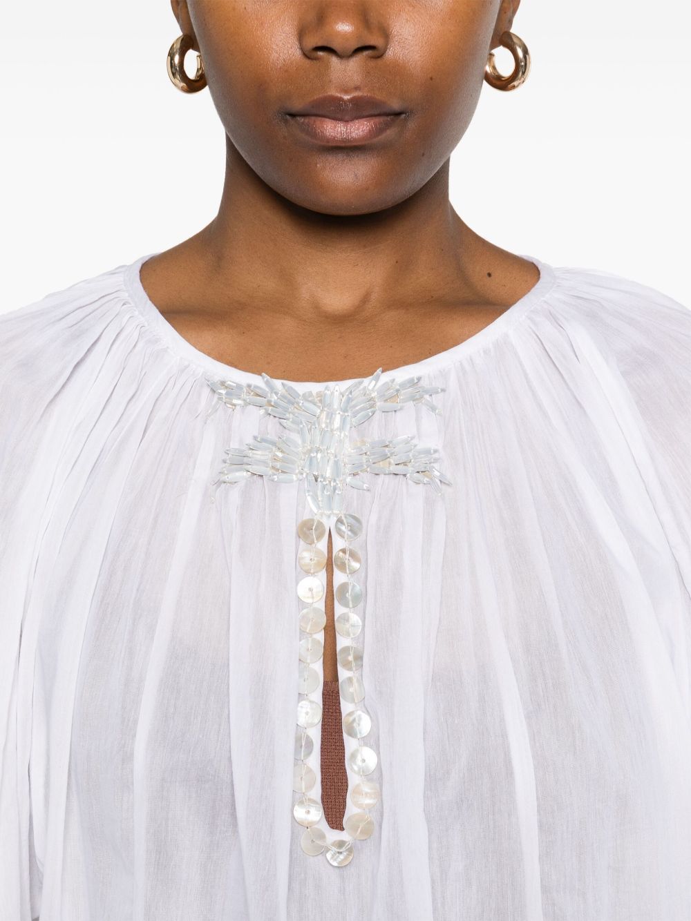 Forte Shirts White Silk