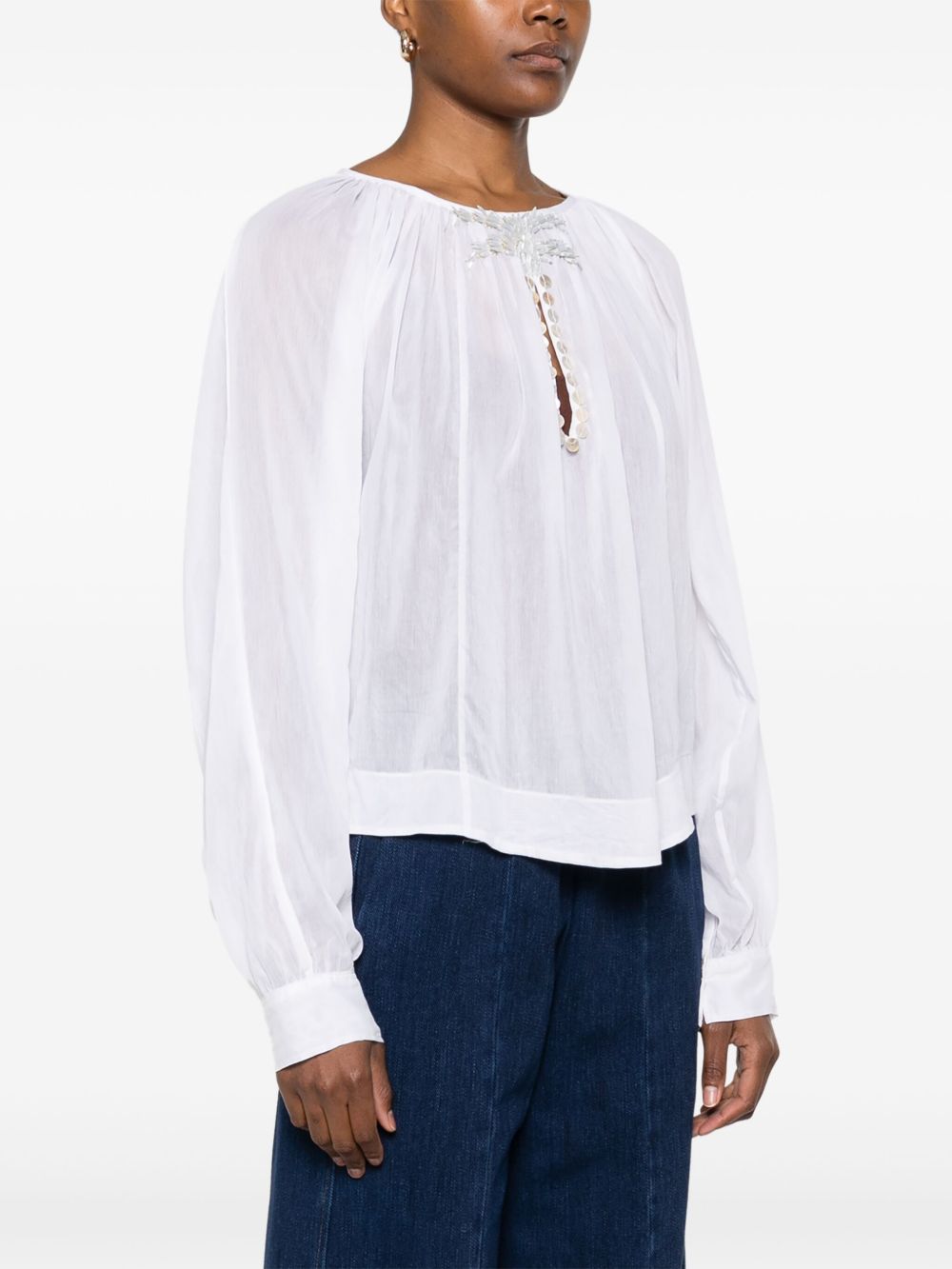 Forte Shirts White Silk