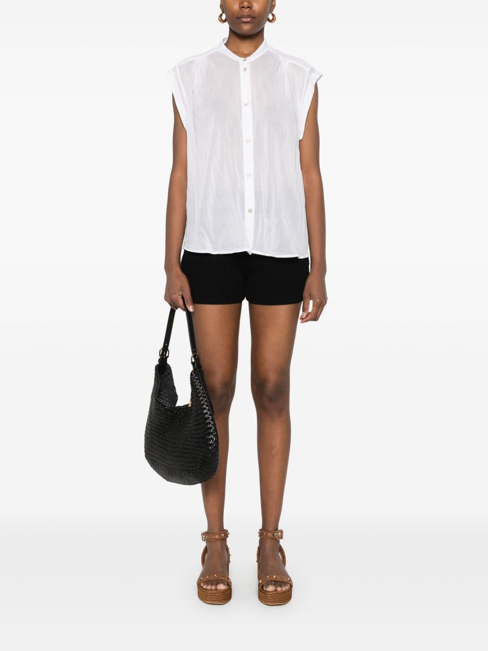 Forte Shirts White Silk