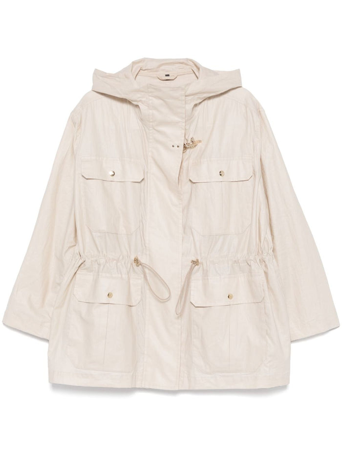 Fay Coats White Polyurethane