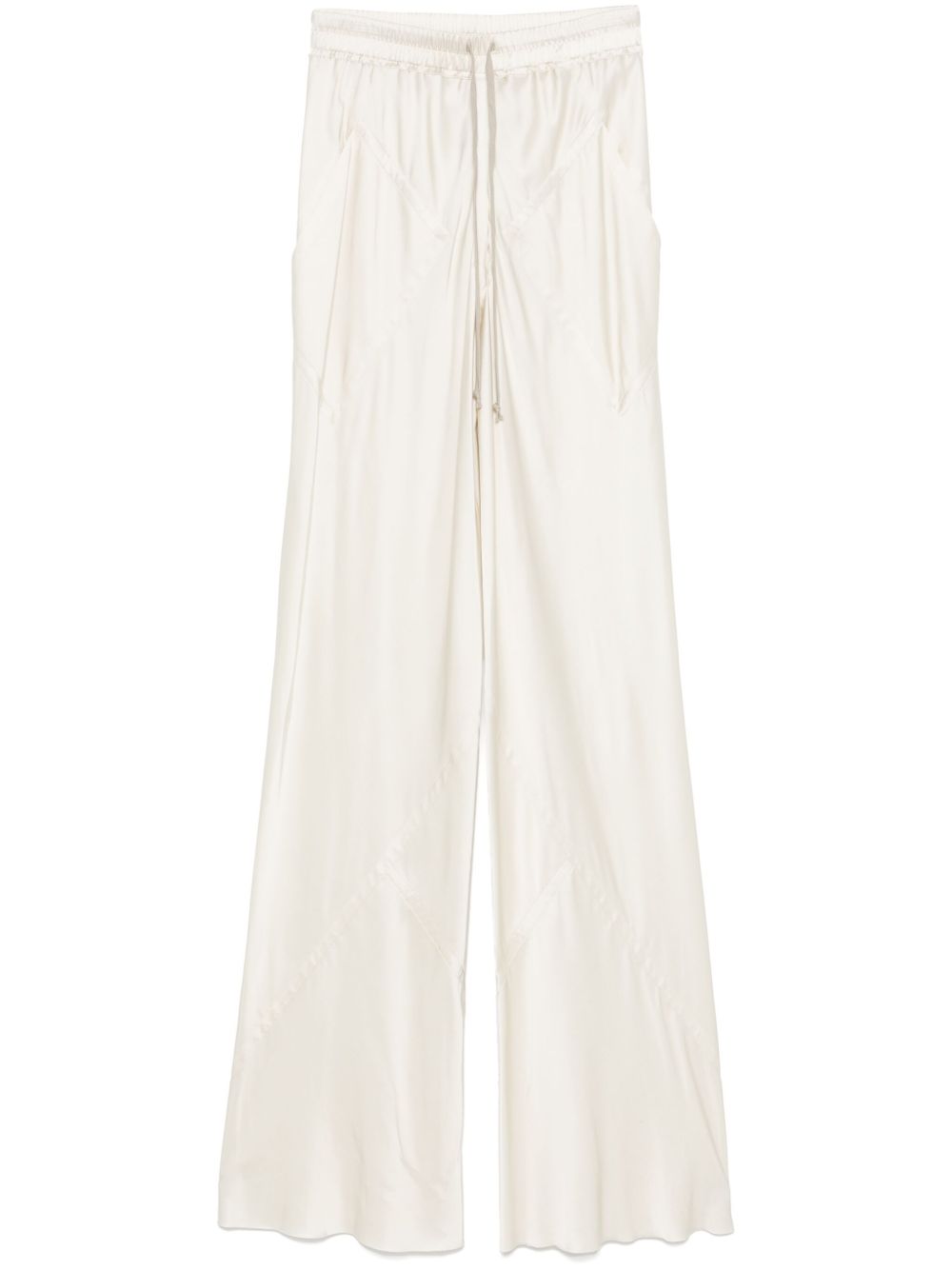 Rick Owens Trousers Ivory Acetate