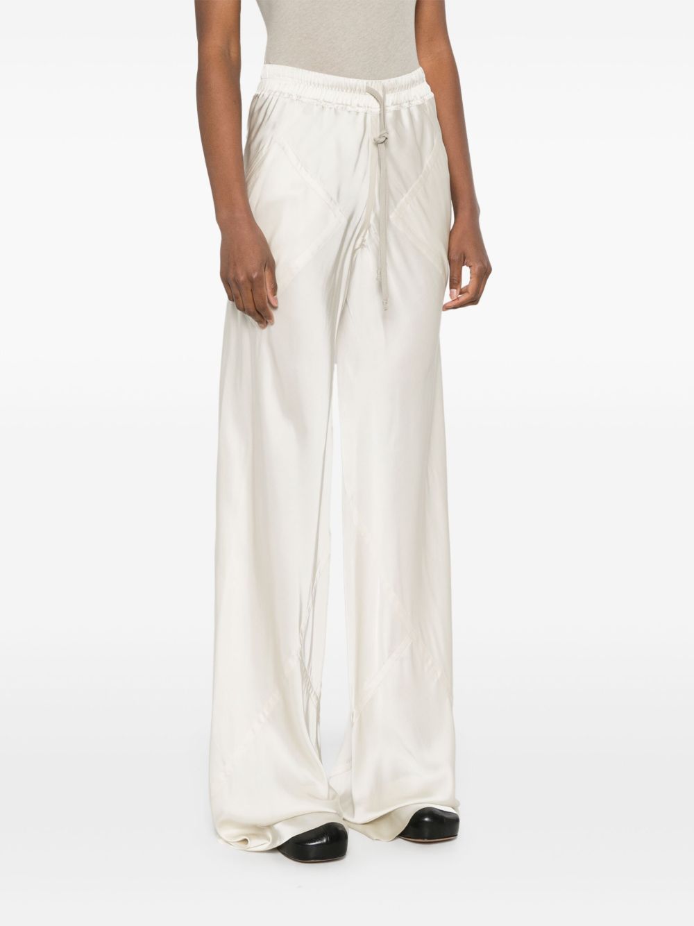 Rick Owens Trousers Ivory Acetate