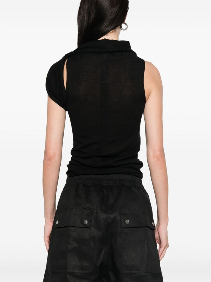 Rick Owens Top Black Virgin Wool
