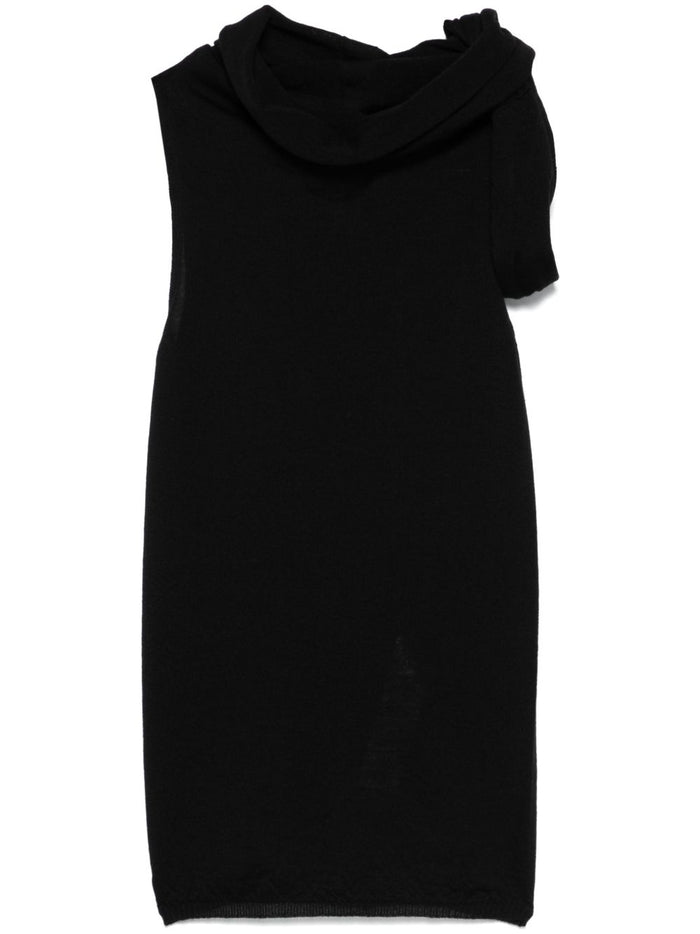 Rick Owens Top Black Virgin Wool